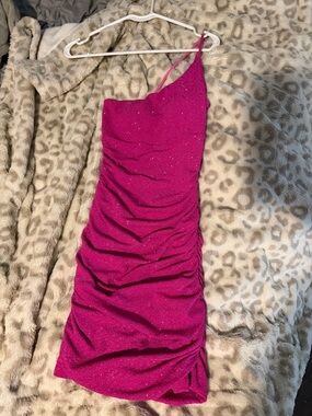 Honey and Rosie Bright Pink Party Dress